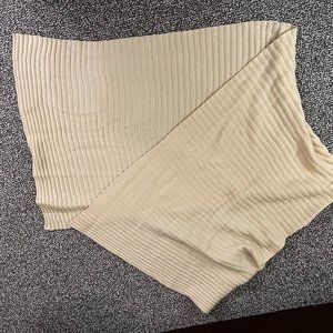 Womens Oversized Rib Scarf